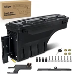 Nilight Truck Bed Tool Box Left Drivers Side For Ford F-150 15-21 Abs. Fixed Price $159.00.