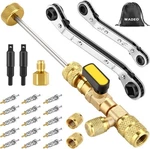 Wadeo Valve Core Remover Tool & Hvac 1 + 2 Wrenches. Fixed Price $34.52.