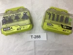 Ryobi Carbide Router Bit Set 4pc & 5pc Green 1/4 In A25rs42 A25rs51. Fixed Price $45.00.