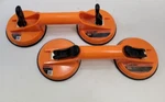 Two Kseibi 211015 Double Cup 118mm/ 4 1/2" Suction Lifters. Fixed Price $24.99.