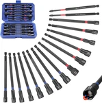 16-piece Magnetic Nut Driver Set And Bit, 6" Long Drivers, Metric & Sae. Fixed Price $49.01.
