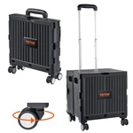 Vevor Folding Shopping Cart Foldable Utility 110 Lbs Telescoping Handle. Fixed Price $35.99.