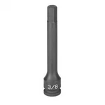 Grey Pneumatic 19054m Soc 5mm 3/8d Imp Hex Lg Male Blk. Fixed Price $27.64.
