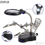 Third Hand Soldering Solder Iron Stand Holder Magnifier Helping Station Tool. Fixed Price $14.99.