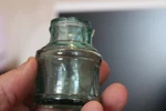 Antique, Blue, Spindle, Ink Bottle, Item#a- 5411. Fixed Price $34.99.
