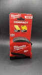 Milwaukee Tool 48-22-1725 25ft Compact Tape Measure. Fixed Price $18.02.