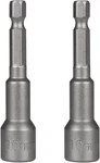 2pcs 1/4" Impact Driver Bit Set - 10mm Nut Driver, Magnetic Socket, 65mm Length,. Fixed Price $10.99.